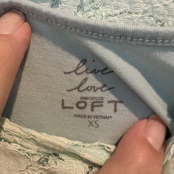 Sheer Lace Top w/ Cami Petite XXSP Seafoam Green Cottage Coquette 2 Piece Set - Picture 13 of 16